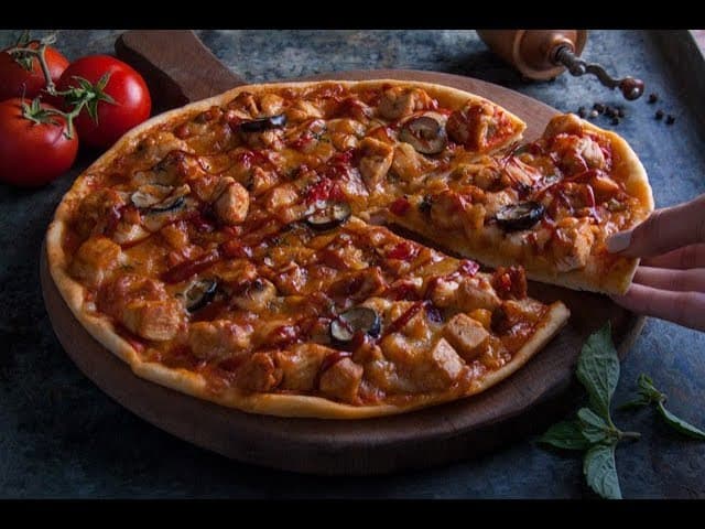 بيتزا دجاج باربكيو نيو